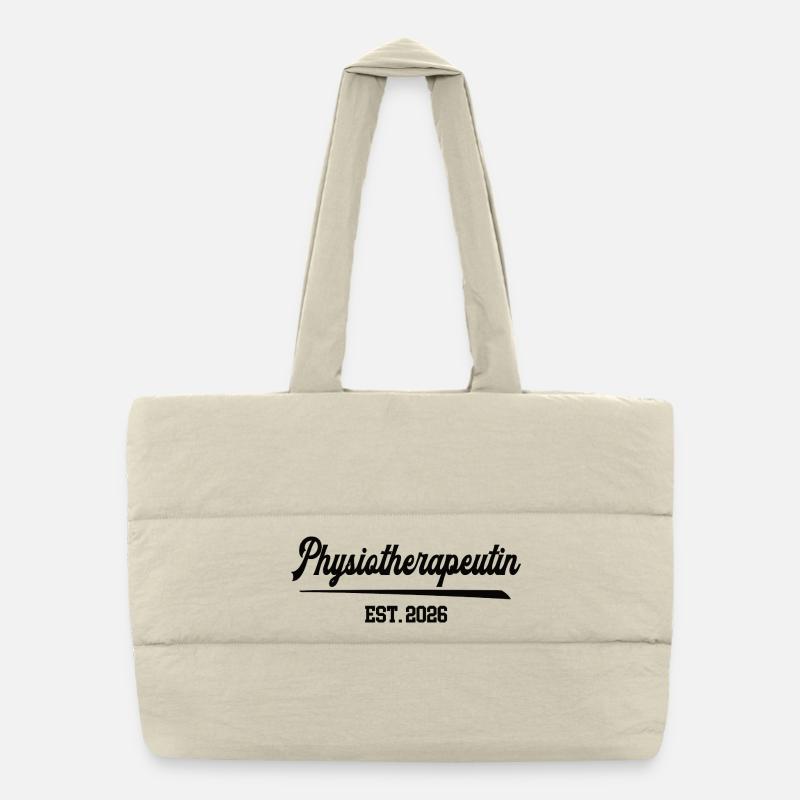 Physiotherapeutin 2026 Physio Beruf Therapeutin Puffer-Einkaufstasche