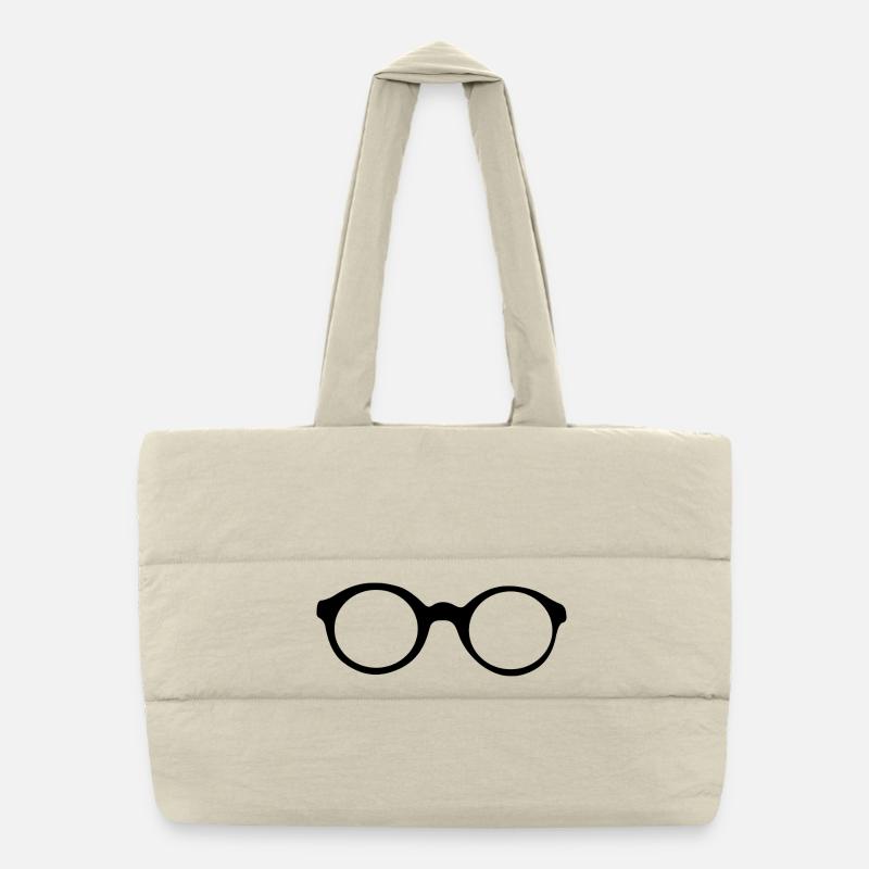 glasses Puffer Shopping Bag