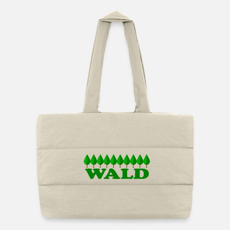 WALD Puffer-Einkaufstasche