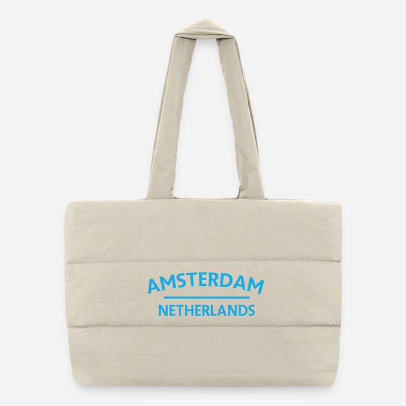 Textdesign Amsterdam – Pays-Bas Sac shopping matelassé
