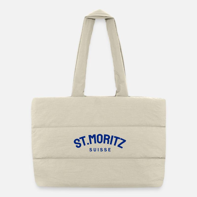 St. Moritz - Suisse - Switzerland - Swiss Sac shopping matelassé