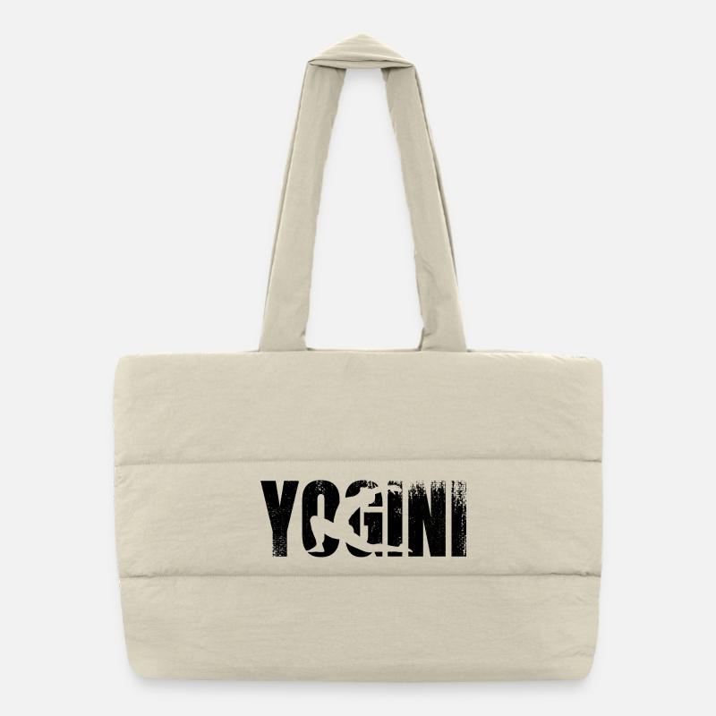 Yoga Teacher Puffer Shopping Bag