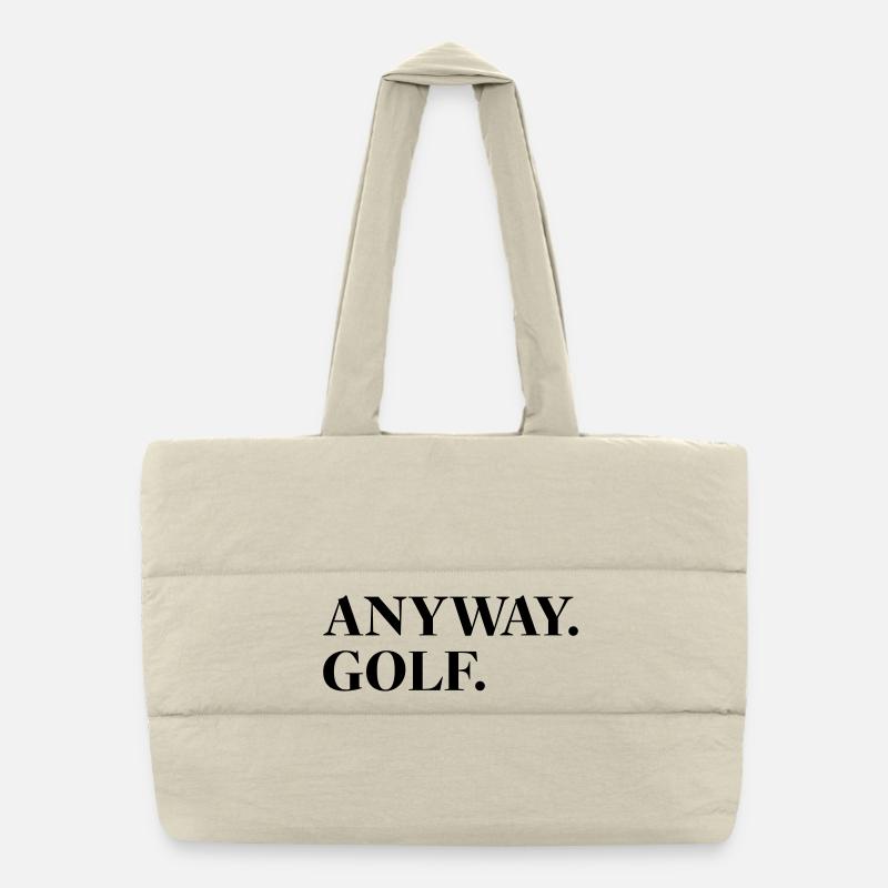 Anyway Golf Puffer Shopping Bag