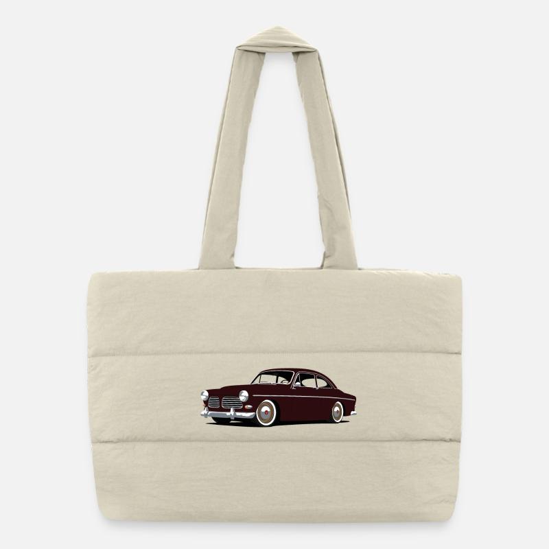 serie 120 simple custom - Sac shopping matelassé - blanc naturel