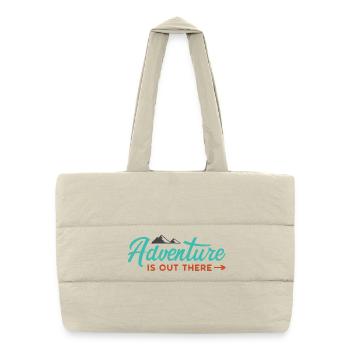Adventure is Out There - Puffer Shopping Bag - natural - Front