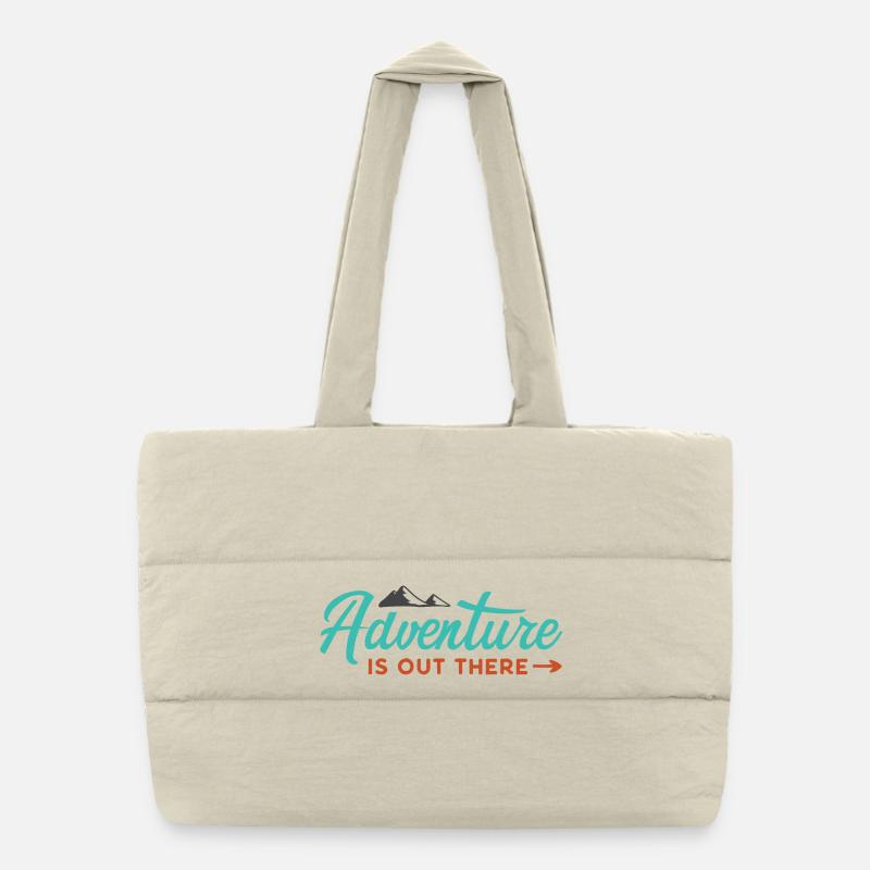 Abenteuer ist da draußen Puffer-Einkaufstasche