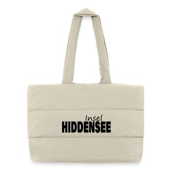 HIDDENSEE - Puffer-Einkaufstasche - Naturweiß - Vorne
