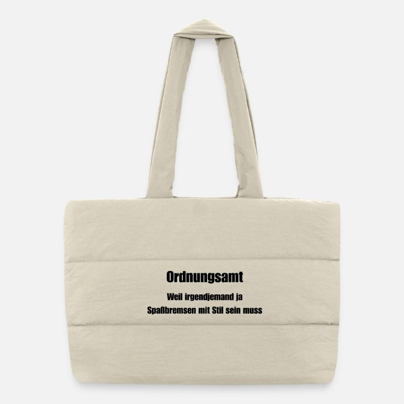 Bureau de l’ordre public : un tueur de plaisir avec du style Sac shopping matelassé
