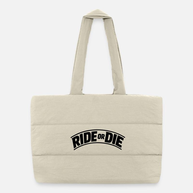 Rouler ou mourir Sac shopping matelassé