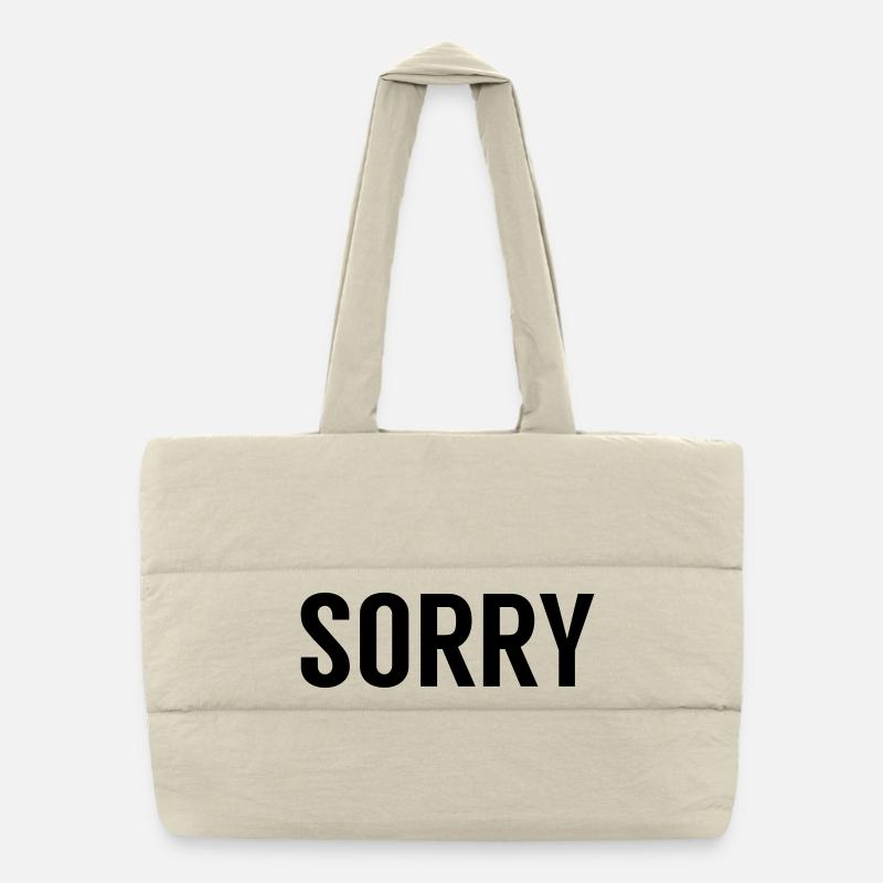Excusez-moi Sac shopping matelassé