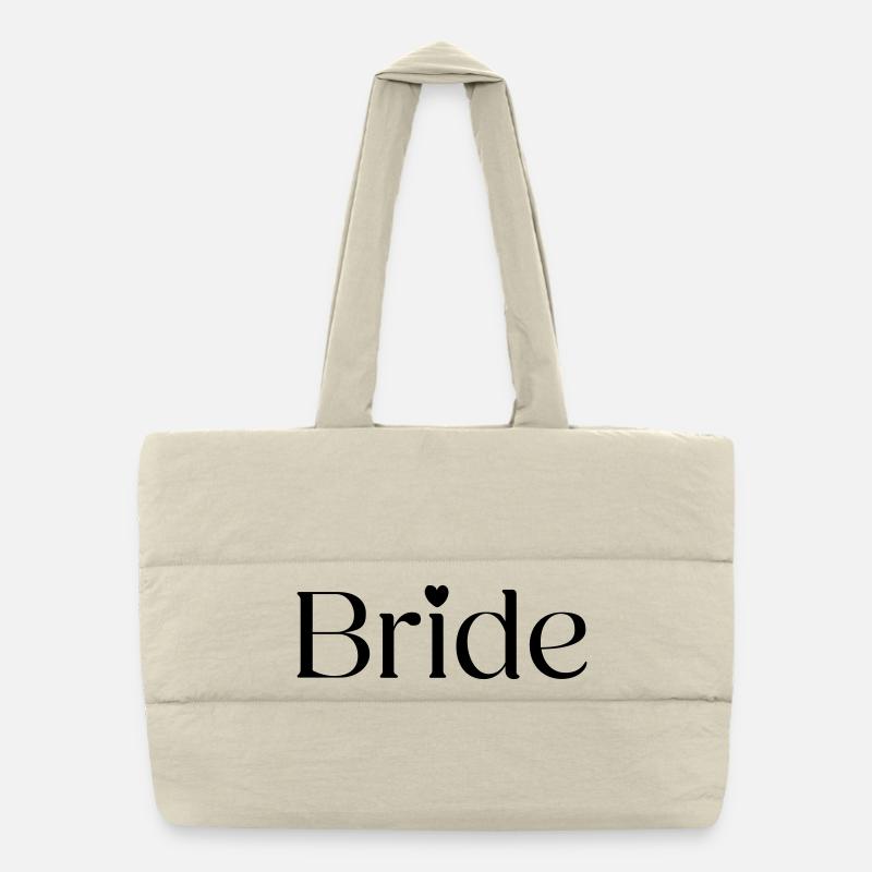 Mariée Sac shopping matelassé
