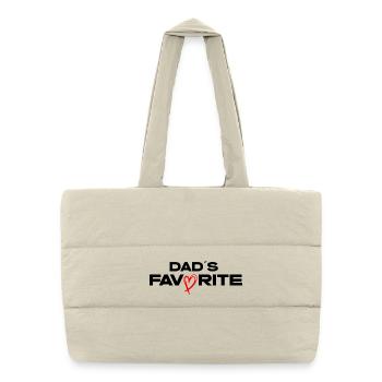 Daddys_Favorite - Puffer Shopping Bag - natural - Front