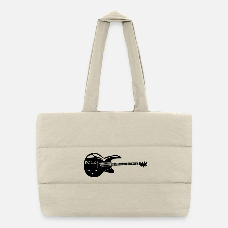 Tee shirt rock Sac shopping matelassé