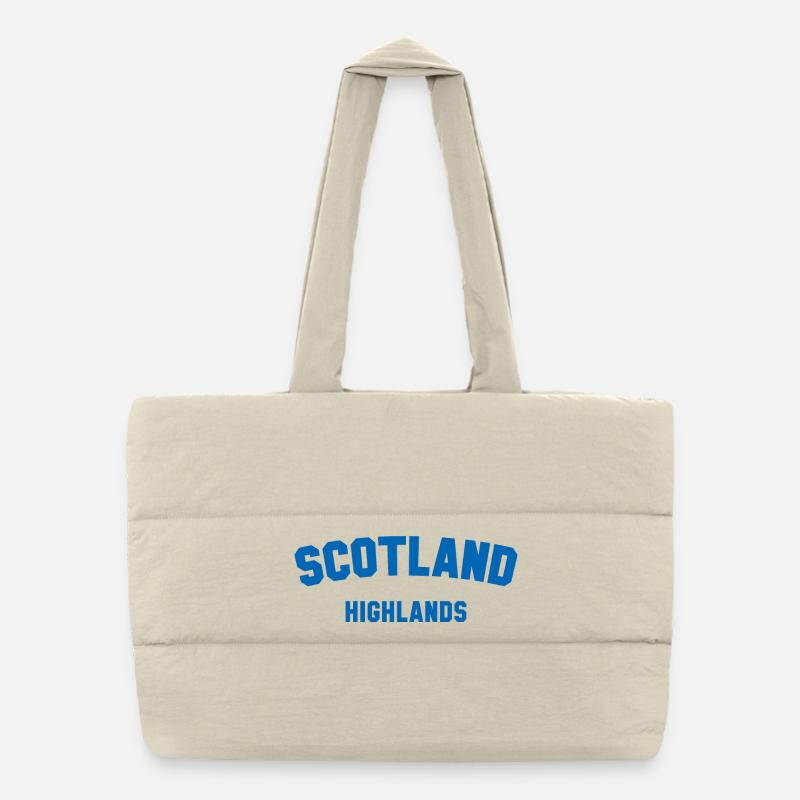 ÉCOSSE HIGHLANDS Schottland Sac shopping matelassé