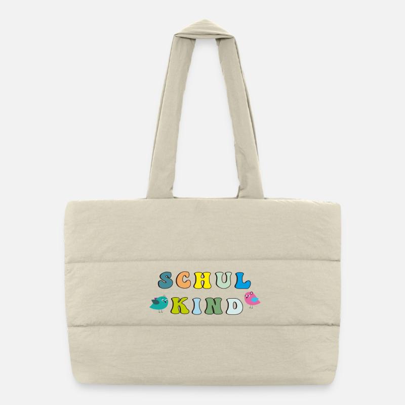 Schoolchild Puffer Shopping Bag