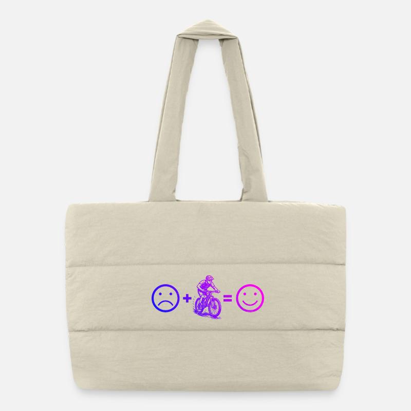 Œuvres d’art propres sur le VTT Sac shopping matelassé