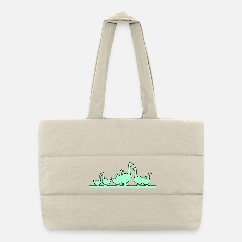 Enten Gänse Puffer-Einkaufstasche