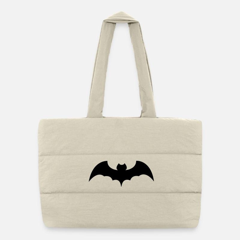 chauve-souris Sac shopping matelassé