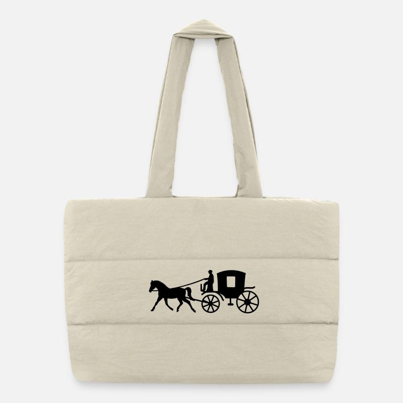 vehicle Puffer Shopping Bag