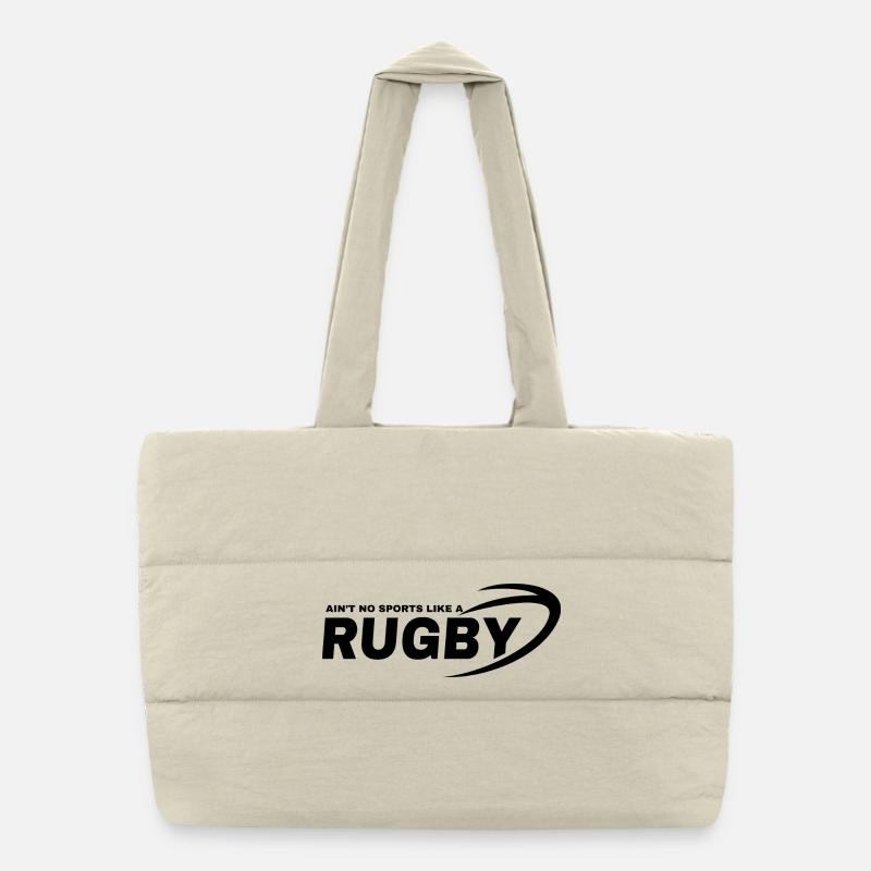 | DE RUGBY PAS DE SPORT COMME LE RUGBY Sac shopping matelassé