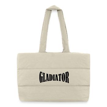 Chemise de gladiateur - Sac shopping matelassé - blanc naturel - Devant