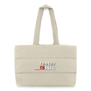 Chuchichästli Swiss Kultwort - Gesteppte Shopping Bag - Naturweiß - Vorne