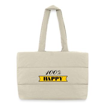 anniversary. Anniversary Decade. humor. funny - Puffer Shopping Bag - natural - Front