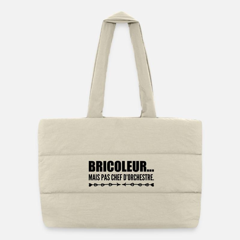 Attention, je bricole sans mode d’emploi Sac shopping matelassé