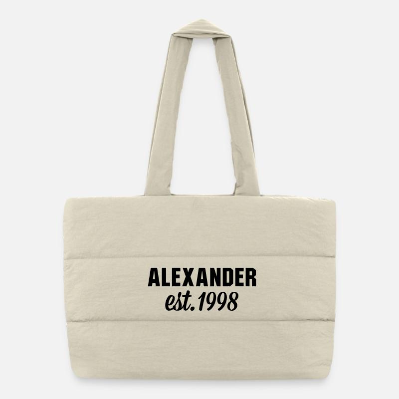 Alexander est 1998 Puffer-Einkaufstasche