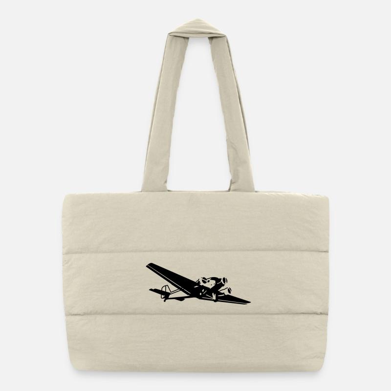 Ju-52 Puffer-Einkaufstasche