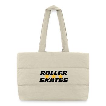 Roller Skates - Sac shopping matelassé - blanc naturel - Devant