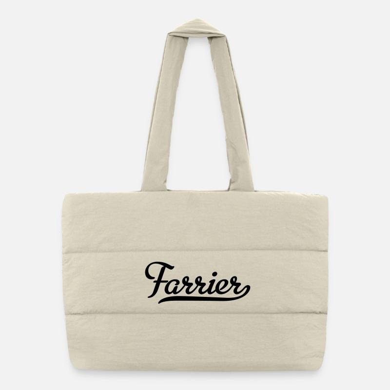 farrier Puffer-Einkaufstasche