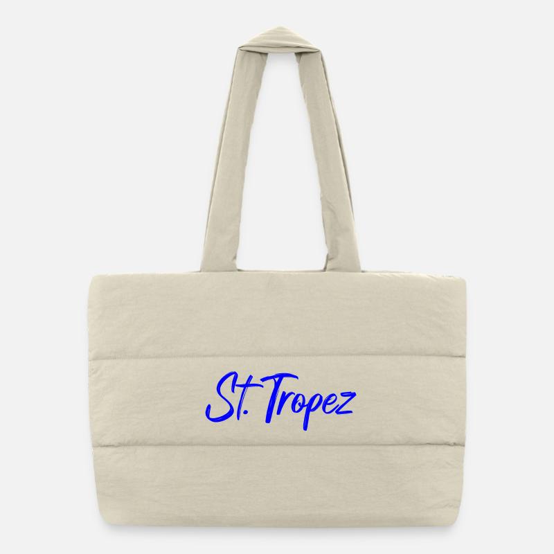 St Tropez Sac shopping matelassé