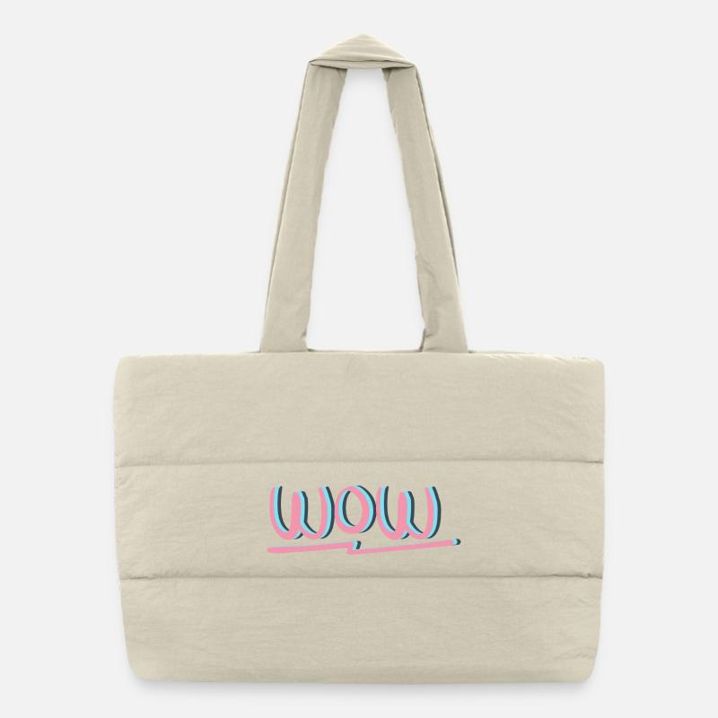 WOW Vêtements et accessoires Sac shopping matelassé