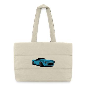 tuning cobra auto racing Automobile us cars icon - Puffer Shopping Bag - natural - Front