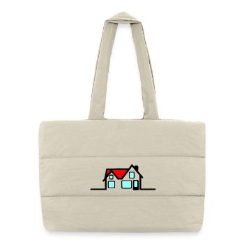 House - Puffer Shopping Bag - natural - Front
