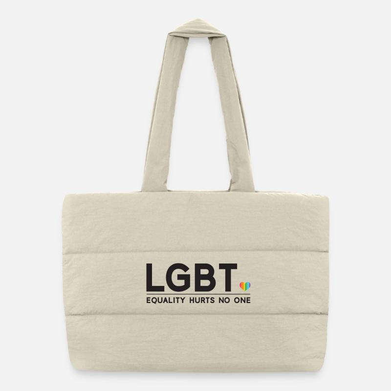 Pride Month - Equality Hurts No One Puffer Shopping Bag