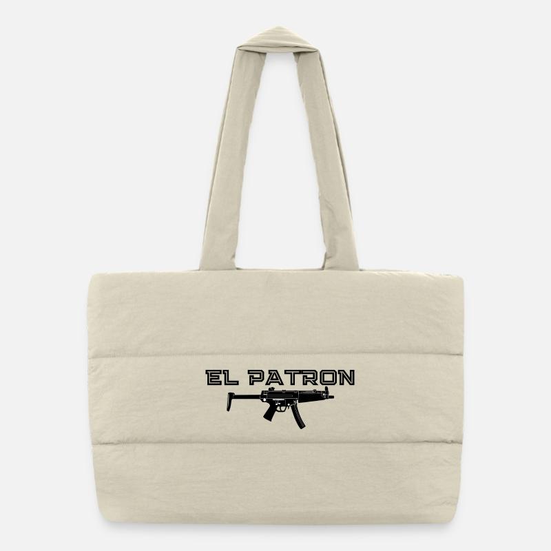 El Patron – Latino Style Print Puffer-Einkaufstasche