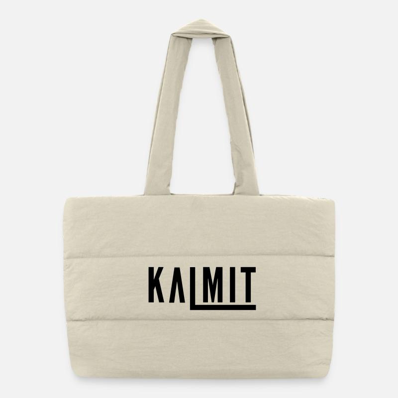Kalmit natural Puffer Shopping Bag