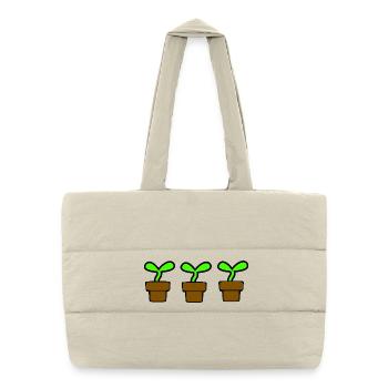 Garden - Puffer Shopping Bag - natural - Front