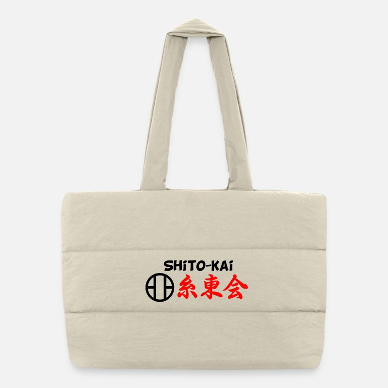 Shito kai karate emblem SHITO-KAI Puffer-Einkaufstasche