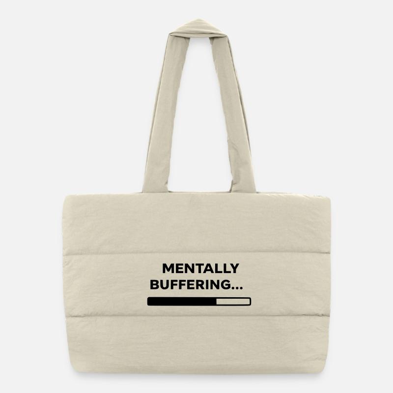 AMORTISSEMENT MENTAL... | Conception minimale de barres de chargement Sac shopping matelassé