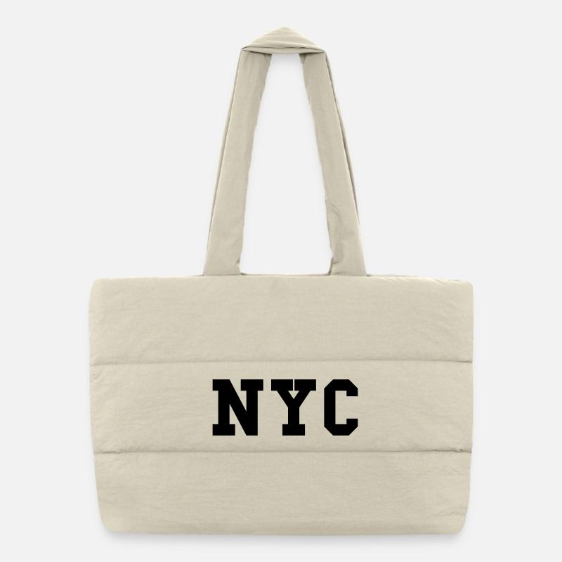 nyc by wam Puffer Shopping Bag