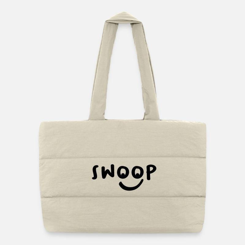 Swoop Face Laugh Gift Puffer Shopping Bag