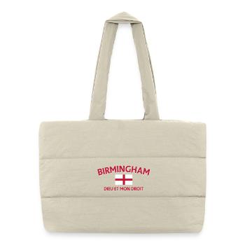 Birmingham Banner Dieu et Mon Droit - Puffer Shopping Bag - natural - Front