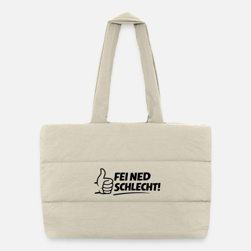 Fei ned schlecht Puffer-Einkaufstasche