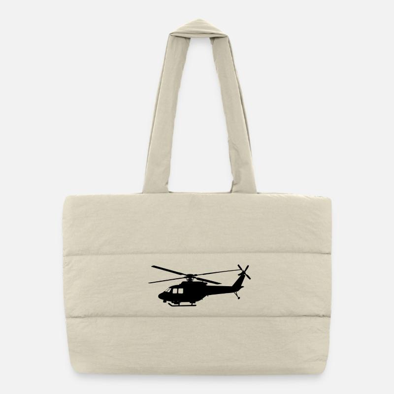 Hubschrauber Puffer-Einkaufstasche
