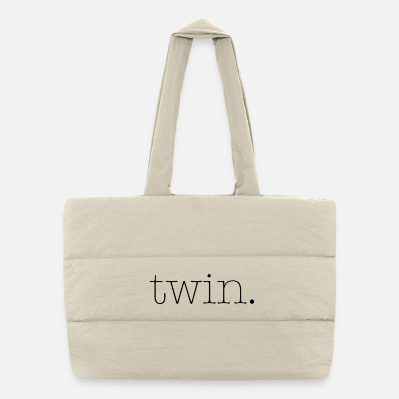 twin Puffer Shopping Bag
