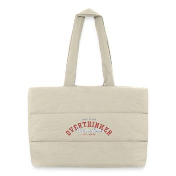 OVERTHINKER - Puffer Shopping Bag - natural - Front