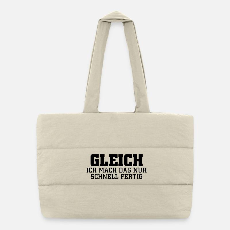 gleich Puffer-Einkaufstasche